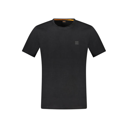 Black Cotton T-Shirt