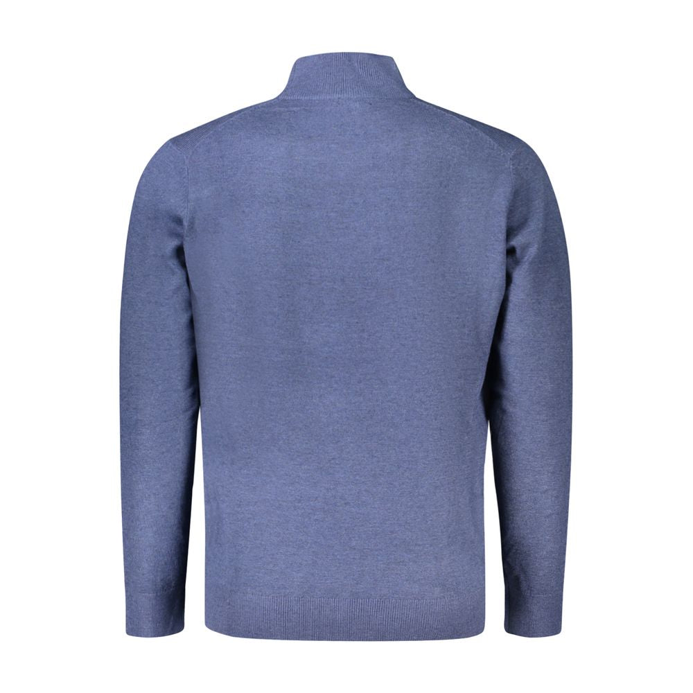 Blue Polyester Sweater