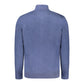 Blue Polyamide Men Cardigan