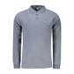 Gray Cotton Polo Shirt