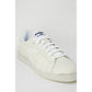 White Synthetic Leather Sneaker