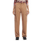 Beige Polyester Jeans & Pant