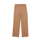 Beige Polyester Jeans & Pant