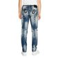 Blue Cotton Jeans & Pant