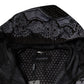 Black Bandana Hooded Full Zip Bomber Jacket