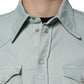 Light Blue Cotton Button Down Casual Shirt