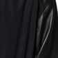 Black Hooded Full Zip Men Bomber Jacket