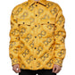 Yellow Logo Padded Buttoned Blouson Jacket