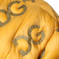 Yellow Logo Padded Buttoned Blouson Jacket