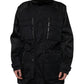 Black Nylon Winter Men Parka Coat Jacket