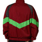 Multicolor Nylon Full Zip Windbreaker Jacket