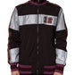 Multicolor Full Zip Jersey Men Bomber Jacket