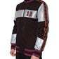 Multicolor Full Zip Jersey Men Bomber Jacket