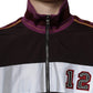 Multicolor Full Zip Jersey Men Bomber Jacket