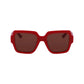 Red Acetate Sunglasses