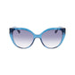 Blue Injected Sunglasses