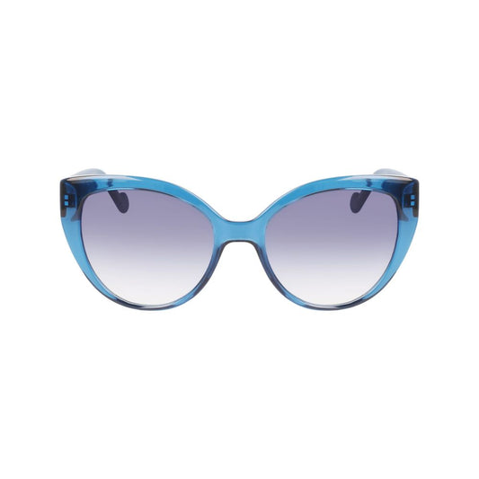 Blue Injected Sunglasses