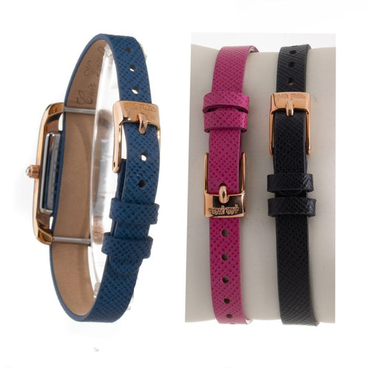 Multicolor Leather Watch