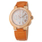 Orange Leather Watch