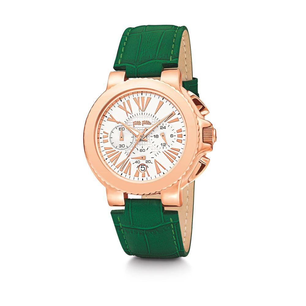 Green Leather Watch