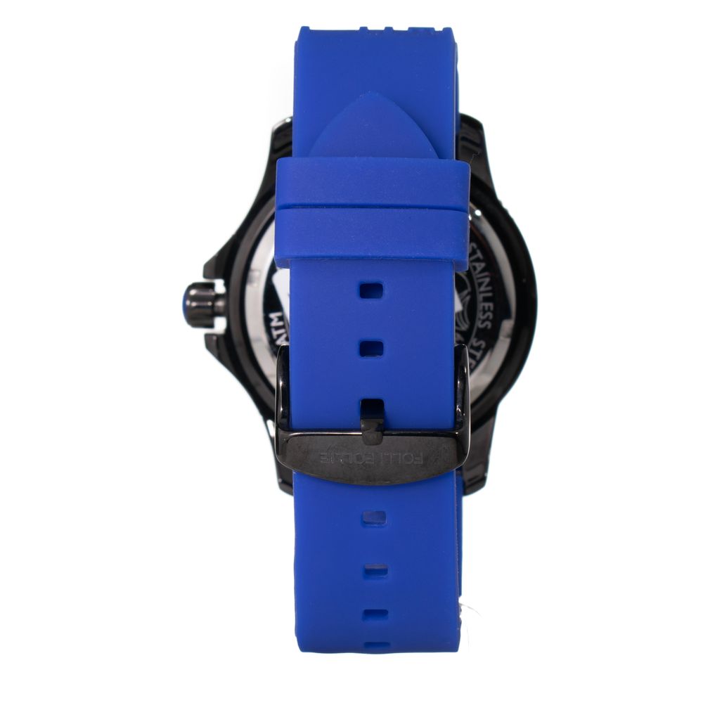 Blue Silicone Watch