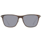 Gray Wood And Metal Sunglasses