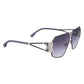 Gray Metal Sunglasses