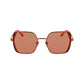 Orange Metal Sunglasses