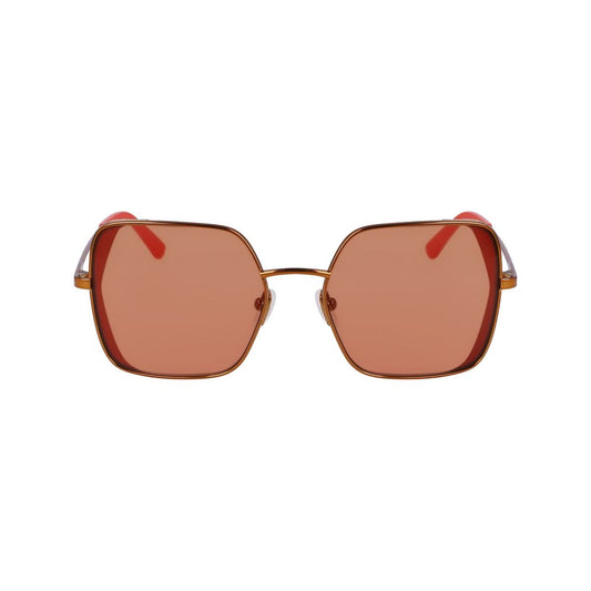 Orange Metal Sunglasses