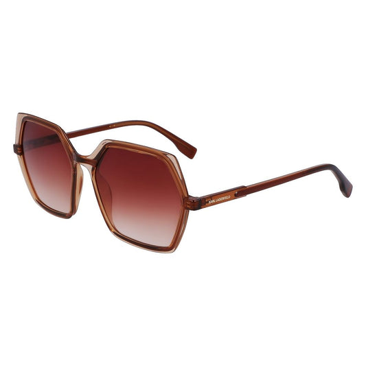 Brown Injected Sunglasses