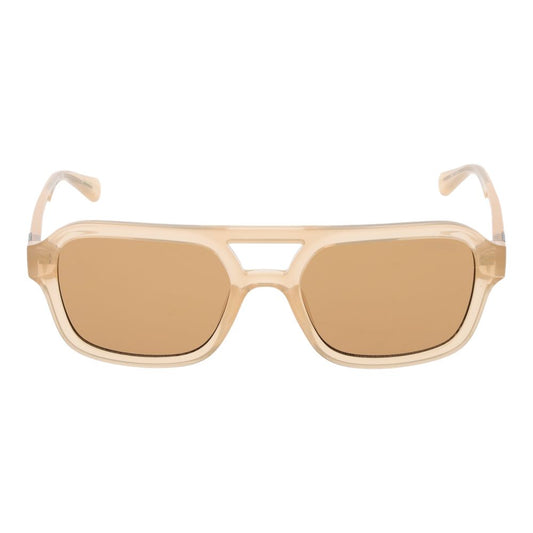 Beige Unisex Sunglasses