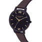 Black Synthetic Leather Watch