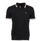 Black Cotton Polo Shirt