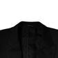 Black Wool Single Breasted Formal Suit