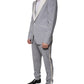 Gray Wool 3 Piece Slim Fit Formal Suit