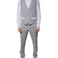 Gray Wool 3 Piece Slim Fit Formal Suit