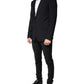 Black Wool 3 Piece Slim Fit Formal Men Suit