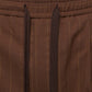 Brown Stripes Skinny Men Dress Pants