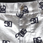 Silver DG Monogram Skinny Men Denim Jeans