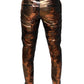 Multicolor Jacquard Skinny Men Pants