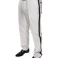 White Polyester Formal Dress Pants