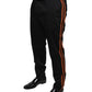 Black Cotton Stretch Skinny Men Dress Pants