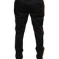 Black Cotton Stretch Skinny Men Dress Pants