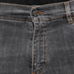 Dark Gray Cotton Stretch Skinny Denim Jeans