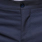 Blue Polyester Formal Tuxedo Pants