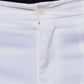 White Cotton Skinny Dress Pants