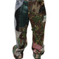 Multicolor Patchwork Camouflage Denim Jeans