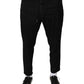 Black Wool Jogger Jogging Pants