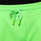 Neon Green Polyester Cargo Jogger Sweatpants Pants