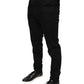 Black Cotton Stretch Skinny Men Denim Jeans